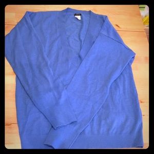 Like new j crew deep v sweater